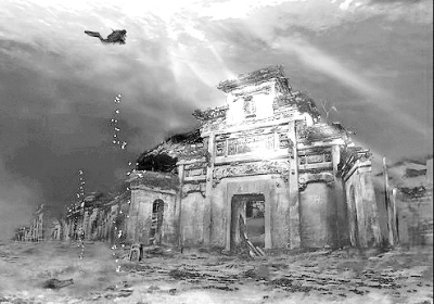 机器人探秘千岛湖水下古城